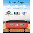thumbnail image 2 of morfec Portable Charger 50000mAh Power Bank, 22.5W Fast Charging External Battery Pack, Portable Phone Charger for iPhone Samsung, Camping, 2 of 7