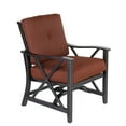 thumbnail image 2 of Patio Rocking Glider Chair, Antique Finish Rustproof Aluminum Frame Rocker Chair With Cushion, Outdoor Garden Furniture 2 Pieces Sets, 2 of 14