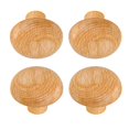thumbnail image 2 of 4 ganchos de madera para abrigos, ganchos de pared de madera, decoraciones multiusos para cajones de armarios. Redondo, 2 of 9
