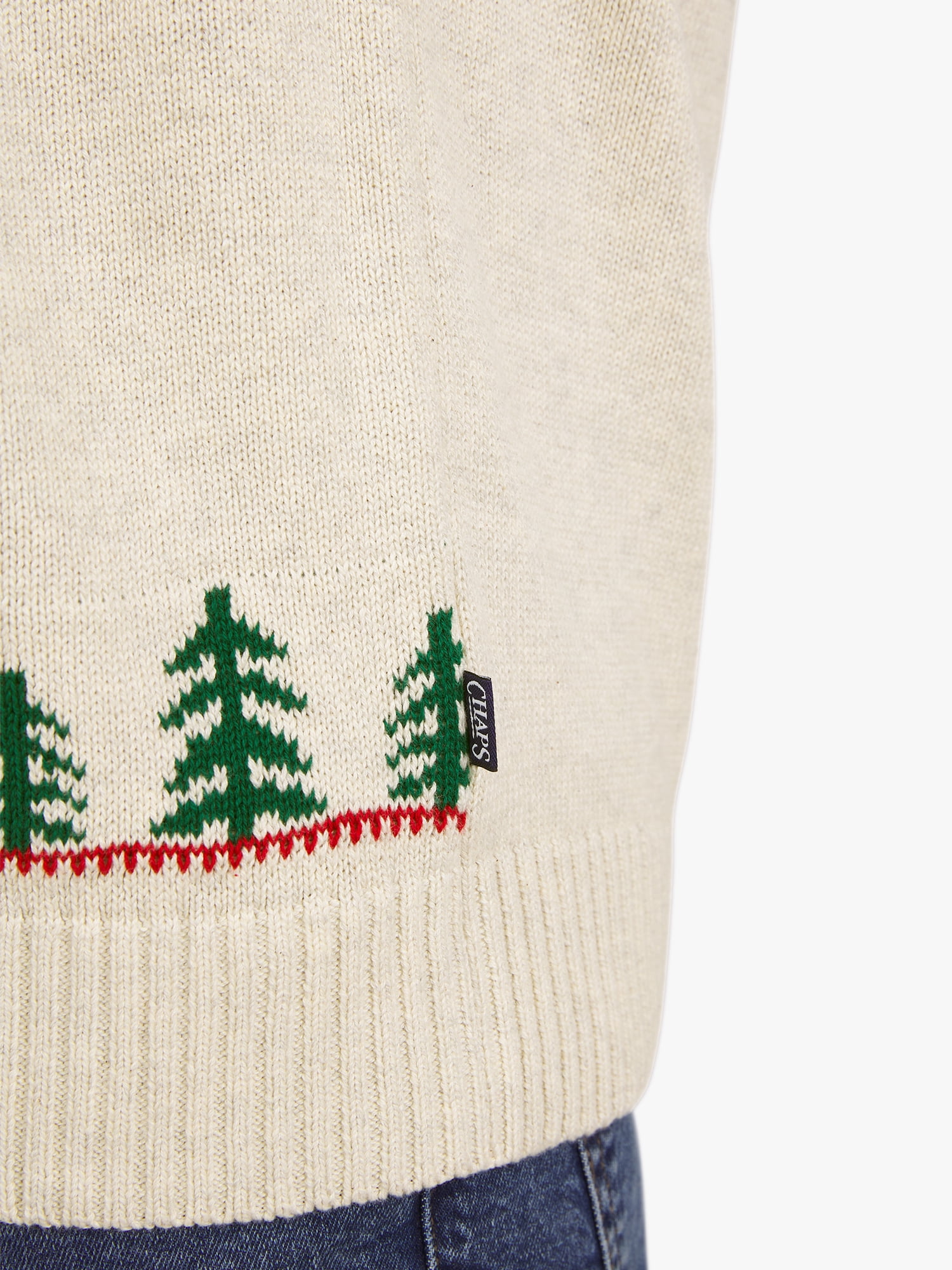 Chaps Men's & Big Men's Cotton Holiday Fairisle Crewneck Sweater, Sizes S-3XL