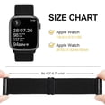 thumbnail image 3 of Recoppa Stretchy Nylon Solo Loop Bands Compatible with Apple Watch 38mm 40mm 41mm 42mm 44mm 45mm, Adjustable Braided Sport Elastic Straps Women Men Wristbands for iWatch Series 7/6/5/4/3/2/1 SE, 3 of 6