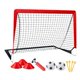 thumbnail image 4 of Porterías de fútbol para niños, de fútbol portátiles, portería de fútbol, portería de fútbol de entrenamiento para juguetes de jardín y patio de 1 red roja, 4 of 8