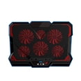 thumbnail image 1 of Gaming Laptop Cooler Silent Six Fan Cooling Pad Notebook Stand Con Luz Para Computadora Portátil seitruly EL016699-01, 1 of 5