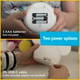 thumbnail image 4 of Disney Color Changing Minnie Mouse LED Tabletop Lamp, Dimmable, USB and Battery Powered, 66945, 4 of 17
