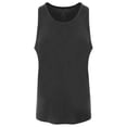 thumbnail image 1 of AWDis - Camiseta de tirantes Tri-Blend Just Ts para hombre caballero (Negro Jaspeado), 1 of 2