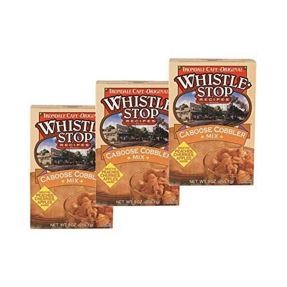 Whistle Stop Cafe Brand Cobbler Mix, 3-Pack 9 oz. Boxes