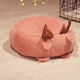 thumbnail image 4 of Cojín redondo Fawn con orificio mediano, ideal para sentarse en el suelo, la oficina o como cojín grueso y resistente. También sirve como cojín para yoga, sofá o sala de estar., 4 of 6