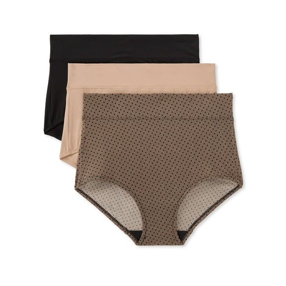 Warners® Blissful Benefits Women's Dig-Free Microfiber Brief 3-Pack