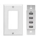 thumbnail image 1 of Magnatyne WC-USB-W Blanco Montaje en pared 4 puertos de carga USB (pla, 1 of 2