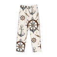 thumbnail image 4 of Fotbe Anchor with Rope Men's Pajama Pants,Sleepwear Pants,Pj Bottoms Drawstring And Pockets-Large, 4 of 9