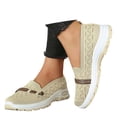 thumbnail image 3 of Zapatos Ortopedicos para Mujer, Women's Woven Orthopedic Breathable Soft Sole Shoes, Go Walking Slip On Casual Comfortable Diabetic Sneaker, 3 of 6