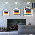 thumbnail image 2 of German Parking 12" X 12" Sign | Indoor/Outdoor Plastic | SignMission Designer Gag Novelty Gift Funny Germany Deutschland Europe Novelty Gift Funny Joke Gag Road Garage, 2 of 4