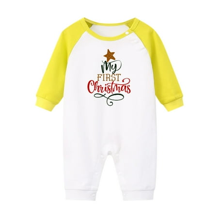 

Newborn Warm Sweatshirt Onesie Romper Baby Christmas Outfit Girls Boys Romper Long Sleeve Bodysuit Jumpsuit Winter Snow Outfit Clothes(Size:18-24 Months)