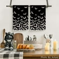 thumbnail image 2 of SM-XLHN Black Bats Halloween Kitchen Towels Dish Towels, 18x26 Inch Farmhouse Spooky Decoration Hand Towels Set of 2, 2 of 6