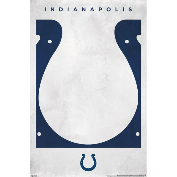 NFL Indianapolis Colts - Logo 25 Wall Poster, 22.375" x 34"