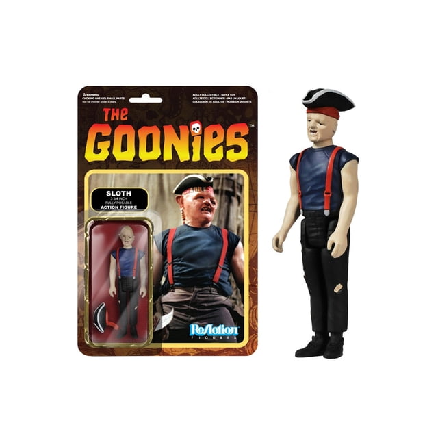 Figura de acción Funko The Goonies Sloth Reaction de 9 cm con sombrero