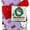 Purple - Stars & Candy Canes, variant on Jay Franco & Sons, Inc. Hello Kitty Christmas Bathroom Hand Towels 16" x 28", Purple - Stars & Candy Canes