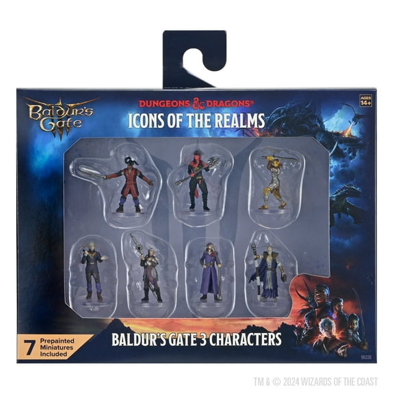 Dungeons & Dragons Icons of the Realms Baldur's Gate 3 Characters Boxed Set