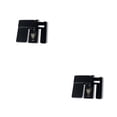 thumbnail image 3 of Guardurnaity Metal Unisex Traje Pantalones Faldas Cintura Clip Cintura elástica Abrazaderas retráctiles Jeans sueltos Tensor Ropa Accesorios de Negro 2piezas, 3 of 6