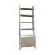 thumbnail image 1 of Librero Escalera, Una Puerta Inferior, Seis Espacios Organizadores, Tablero Laminado Texturizado PLAYCON (Roble y Blanco), 1 of 8