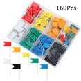thumbnail image 3 of GOOHOCHY  160 Pcs Red Flag Nail I-Nail Europe Map Markers USA, 3 of 8
