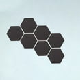 thumbnail image 6 of Guyelim 12pcs Hexagon Felt Board Felt Hexagon Wall Tile Board Wall Bulletin Board, 6 of 10