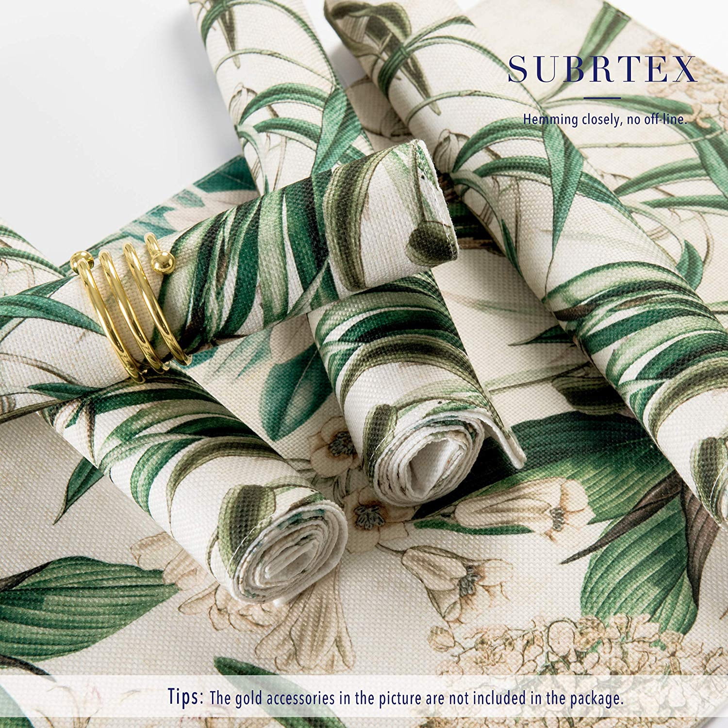 Subrtex Placemat Printed for Dining Table Waterproof Heat-Resistant Washable Table Mats (Orchid, 4pcs)