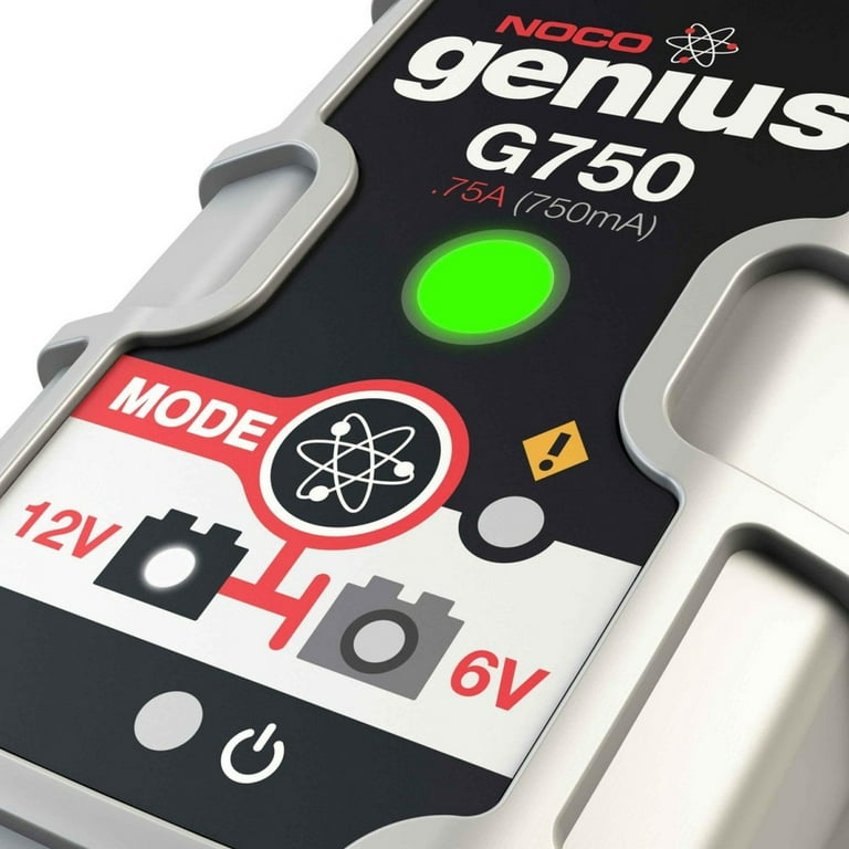 Chargeur de batterie NOCO Genius G750 6/12V 0,75A 30Ah / 5 achetés 1 offert  - JOKERIDERS