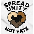 thumbnail image 2 of Spread Unity Not Hate Social Justice Romper Boys or Girls Infant Baby Brisco Brands 24M, 2 of 7