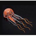 thumbnail image 1 of Artificial Jellyfish Aquarium Decoration Glowing Effect Fish Tank Ornament Decor Orange, 1 of 8