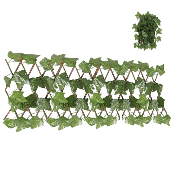 ELAYARD Artificial Trellis Screening Artificial Green Plant Wall Plastic 1Pack