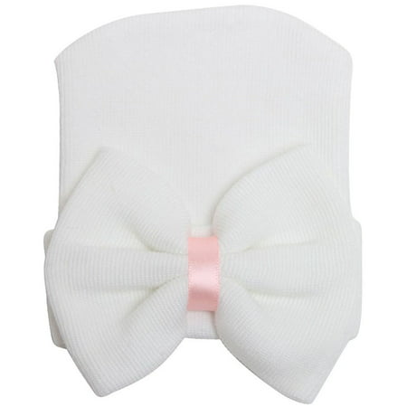 2019 Hot Sale Unisex Baby Hats Big Knotted Bow Baby Hat Cotton Multiple