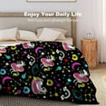 thumbnail image 6 of Unicorn Blanket Cute Fuzzy Flannel Throw Blankets Rainbow Plush Decor Cozy Bedding for Bed Couch Living Room Kids Girls Women Adults Gifts 50"X40", 6 of 6