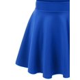 thumbnail image 4 of MBJ WB669 Womens Basic Versatile Strechy Flare Skater Skirt XL ROYAL_BRITE, 4 of 4