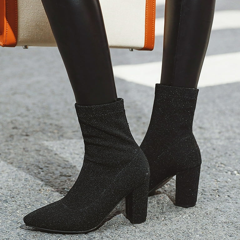 Comfy top sock boots