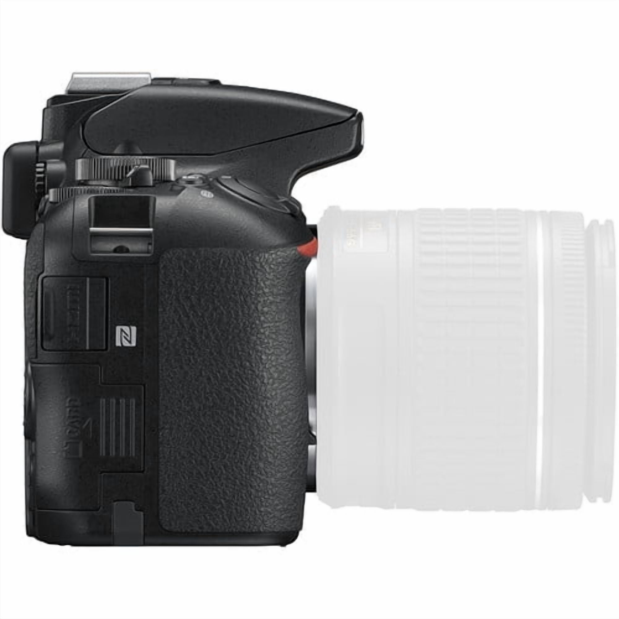 Nikon D5600 DSLR Camera + Nikon AF-P DX NIKKOR 18-55mm f/3.5-5.6G VR Lens + Nikon AF-P DX NIKKOR 70-300mm f/4.5-6.3G ED Lens + 16GB SD Card + Cleaning Cloth + Pixi Starter Bundle Kit