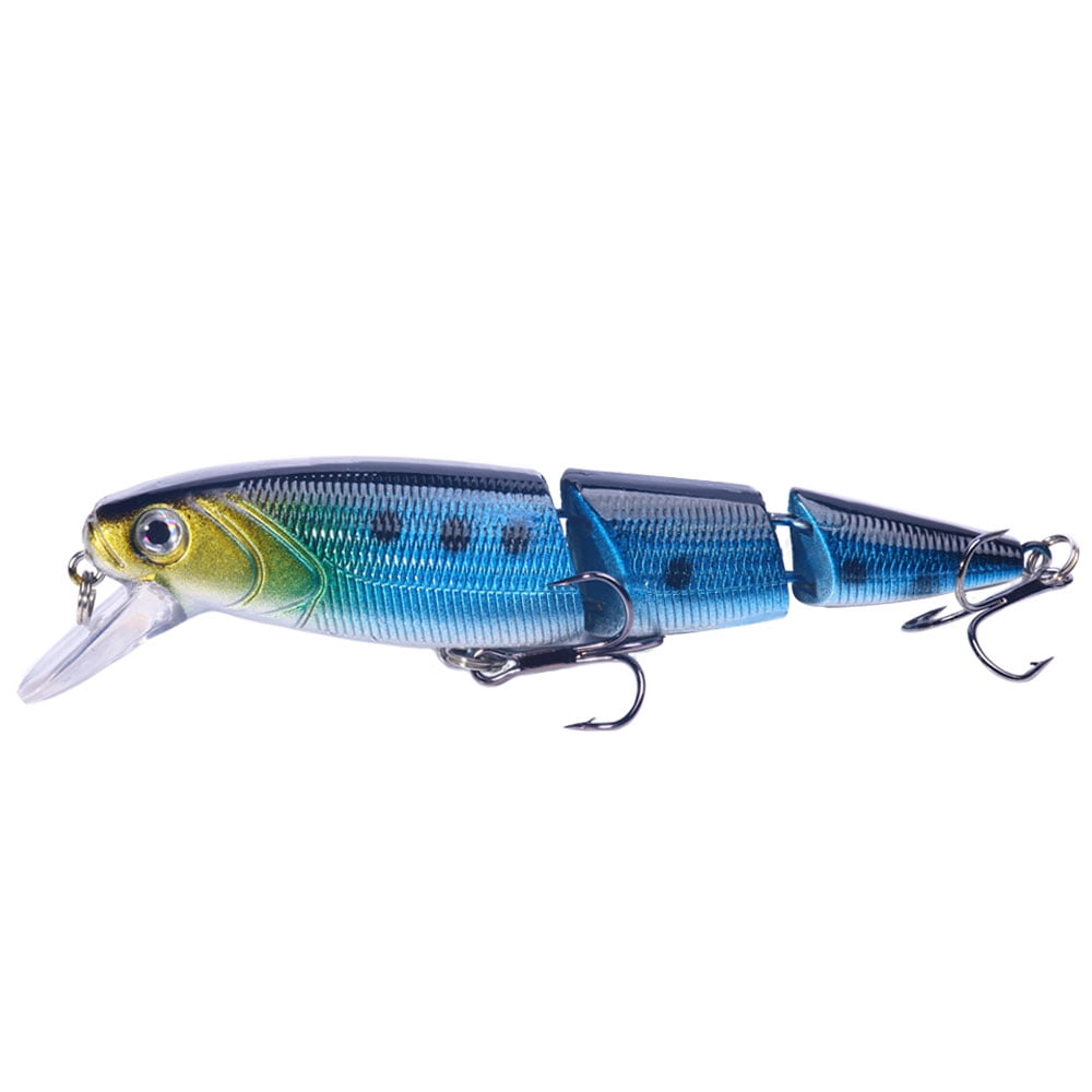 HENGJIA Fishing Lures Multi Jointed Fish Fishing Kits Slow Sinking Lifelike Swimbait Freshwater and Saltwater for Trout Bass Lures,15pcs