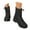 Black, variant on Winter Boots for Women Waterproof Fleece Lined Walking Riding Hiking Mid Calf Booties(White,8)