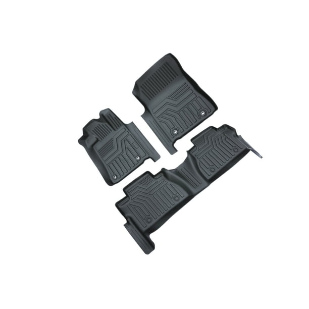 Floor Liner Set - Front and Rear - Compatible with Toyota Tundra 2014 ...