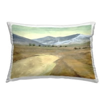 Stupell Industries Distant Desert Mountains Decorative Printed Throw Pillow Design by Michael Willett .