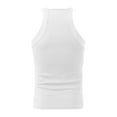 thumbnail image 3 of tarylea Men's Sleeveless Knitted Shirts Square Neck Wide Strap Tank Tops Solid Color Slim Fitted Tops Casual Stretch Summer Outwear Shirts, 3 of 4