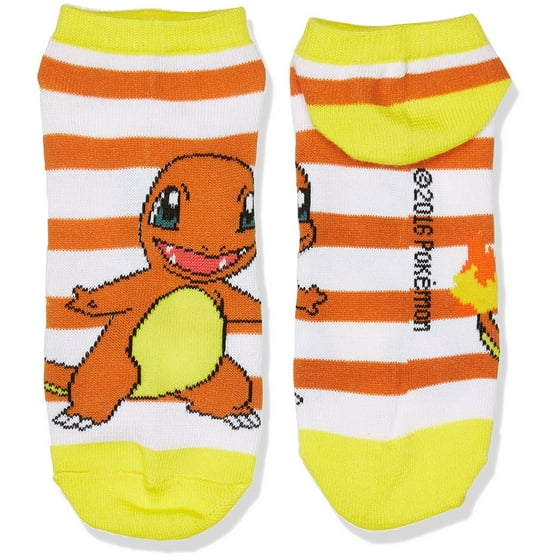Bioworld Pokemon Starter Pokemon Ankle Socks, 4Pack
