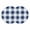 Blue, variant on Grey Plaid Round Placemats Set of 4 Spring Summer Farmhouse Buffalo Checkered Place Mats Indoor Woven Table Mats Washable Heat-Resistance Braided Dining Table Placemats for Kitchen Party 15 Inch