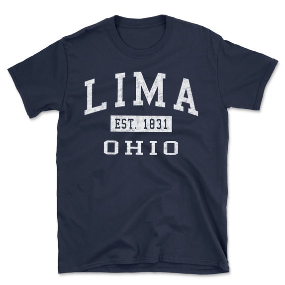 Lima Ohio Classic Established Men's Cotton T-Shirt