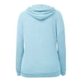 thumbnail image 6 of Mercatoo Kids Girls Ribbed Knit Ho𝐨dies Sweatshirts Oversized Trendy Plain Pullover Shirts Fall Winter Warm Thermal Clothes, 6 of 7