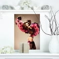 thumbnail image 1 of Design Art - Nude Woman with Pink Flowers, 1 of 3
