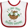 thumbnail image 3 of Inktastic I Am One Smart Cookie Boys or Girls Baby Bib, 3 of 4