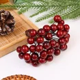 thumbnail image 3 of Mini bayas artificiales, bayas rojas falsas, estambres de cereza multicolores para adornos de Navidad, fiestas de bodas y Año Nuevo, cajas de regalo, 3 of 5