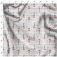 thumbnail image 4 of Soimoi White polyester Crepe Fabric Notes & Guitar Musical Instrument Printed Craft Fabric by the Yard 52 Inch Wide, 4 of 5