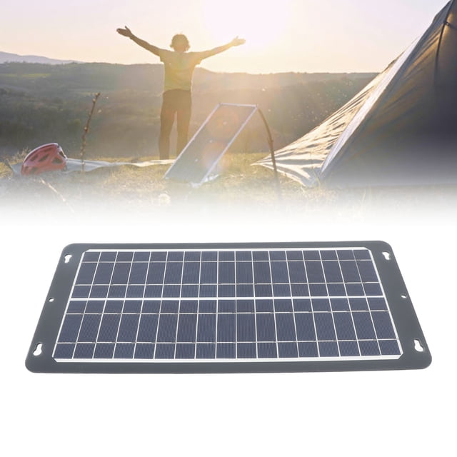 Kit De Panel Solar, Panel Solar Monocristalino De Carga Rápida De 30 W De Alta Eficiencia Para Viajes